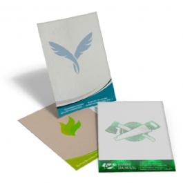 Papel Timbrado A5 90g - Frente Papel Sulfite 90g 15x21cm Frente Sem Verniz  